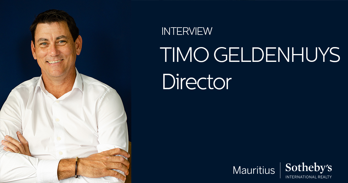 Timo Geldenhuys | Director of Mauritius Sotheby's International Realty